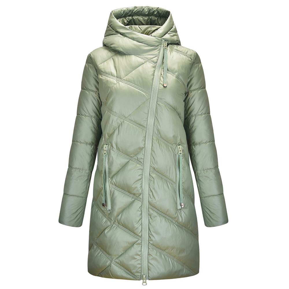 Women's Winter Warm Hooded Parka Jacket Coat Thickened Cotton Padded Overcoat Jackets and Coats 201217