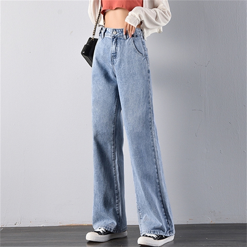 2021 New Vintage High Waist Denim Wide Leg Pants Women Streetwear Casual Long Trousers Classic Blue Mom Jeans Xl6h, Deep blue
2021 New Vintage High Waist Denim Wide Leg Pants Women Streetwear Casual Long Trousers Classic Blue Mom Jeans Xl6h, Deep blue