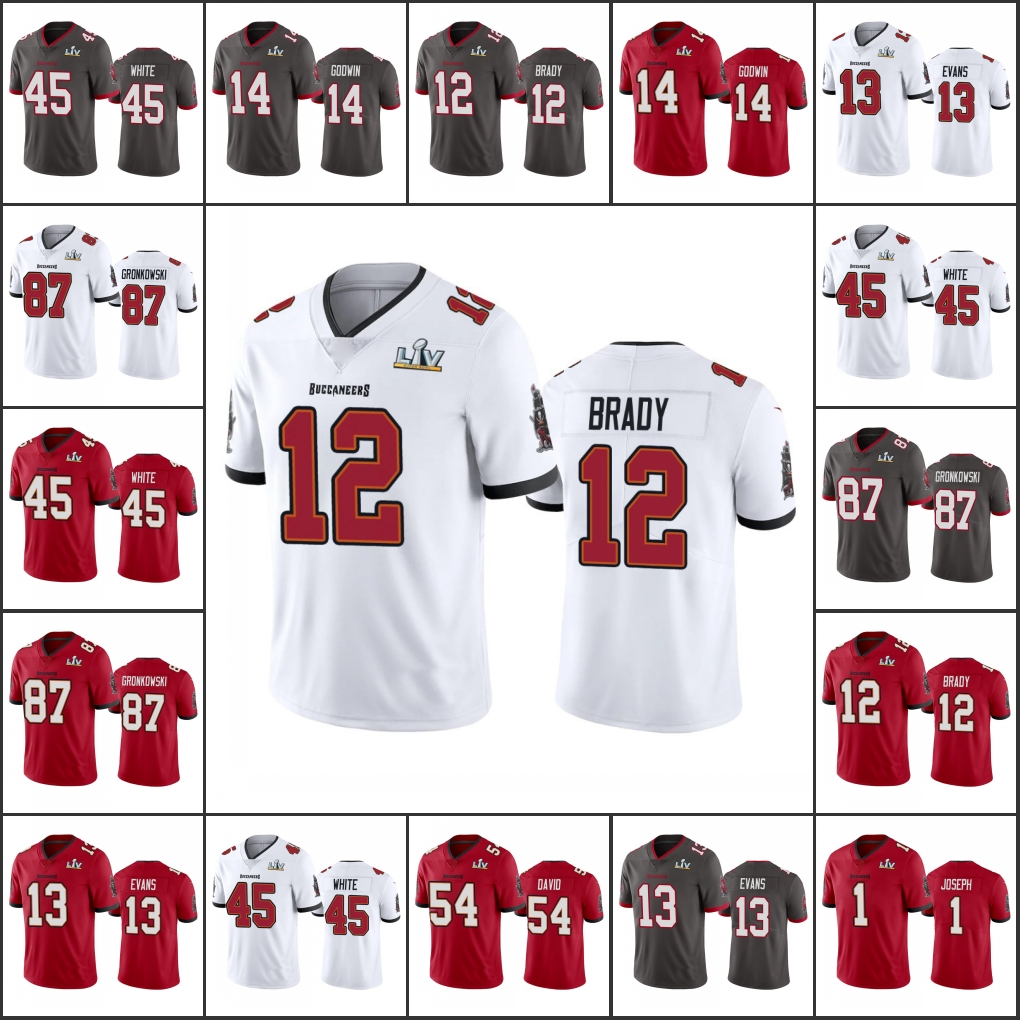 Tampa Bay Buccaneers Men #12 Tom Brady 87 Rob Gronkowski 14 Chris Godwin 45 Devin White Super Bowl LV Vapor Limited Jersey, 13
Tampa Bay Buccaneers Men #12 Tom Brady 87 Rob Gronkowski 14 Chris Godwin 45 Devin White Super Bowl LV Vapor Limited Jersey, 13