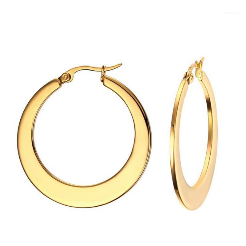 Fashion Titanium steel 35MM simple circular gold hoop earrings for women gold plating round earrings jewelry gifts for women1
Fashion Titanium steel 35MM simple circular gold hoop earrings for women gold plating round earrings jewelry gifts for women1