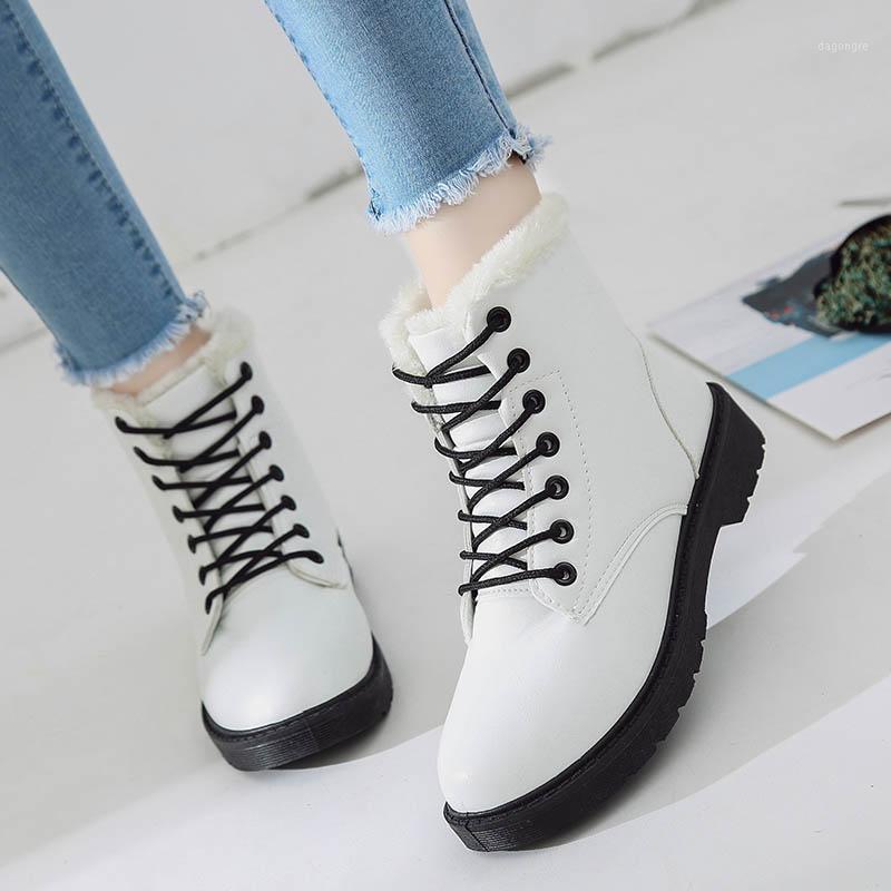 Warm Plush winter boots women british riding boots women cotton shoes add cashmere ankle student lace up snow 20201, Black
Warm Plush winter boots women british riding boots women cotton shoes add cashmere ankle student lace up snow 20201, Black