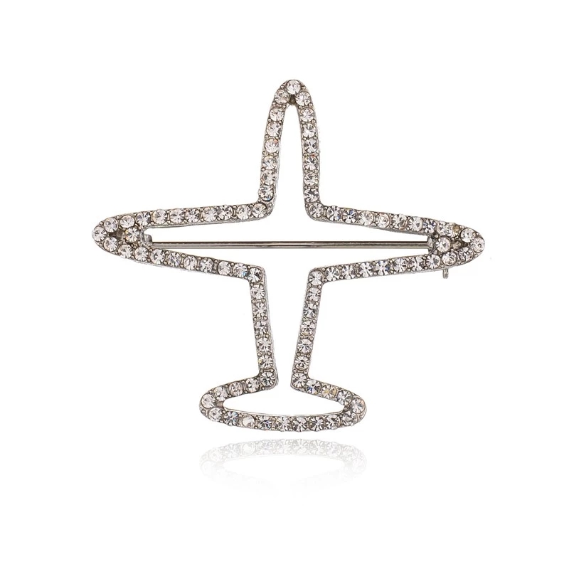 New Arrival Unisex Silver Color Hollow Airplane Brooch Pin Fashion Rhinestone Brooches For Women Men Jewelry b248, Gray
New Arrival Unisex Silver Color Hollow Airplane Brooch Pin Fashion Rhinestone Brooches For Women Men Jewelry b248, Gray