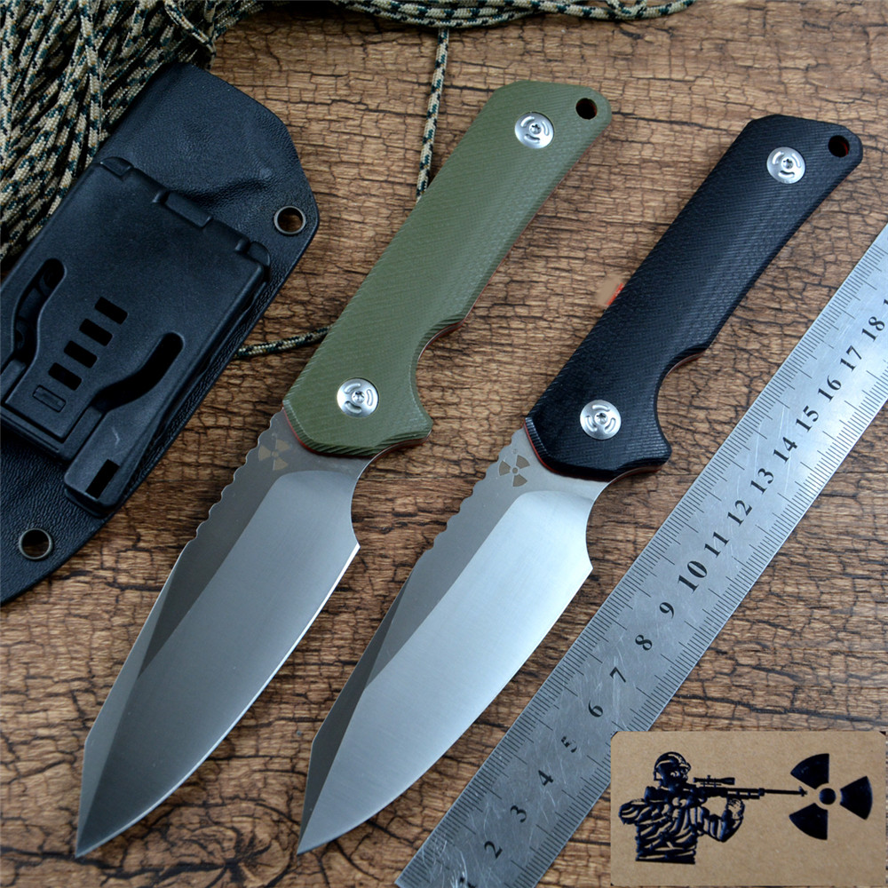 Jungle Edge JR3019 Fixed Knife D2 Blade G10 Handle with Kydex Sheath for Outdoor Camping Hunting Tactical Knife EDC Tools
Jungle Edge JR3019 Fixed Knife D2 Blade G10 Handle with Kydex Sheath for Outdoor Camping Hunting Tactical Knife EDC Tools