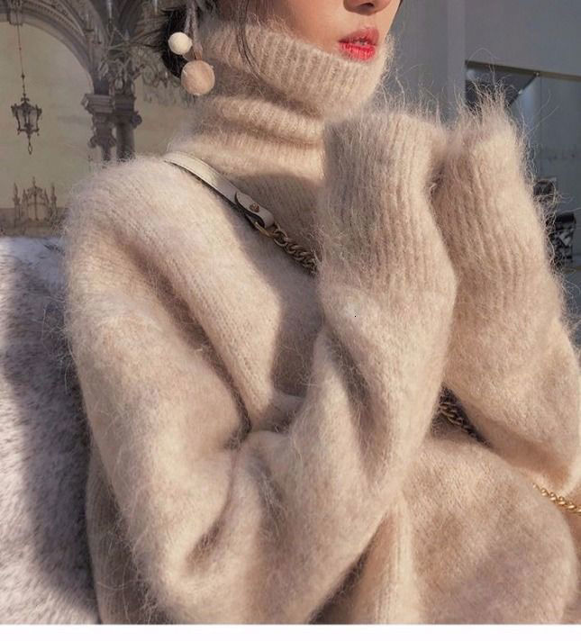 2021 New Thick Cashmere Cotton Blend Turtleneck Women Autumn Winter Sweter Jumper Pull Femme Hiver Knit Pullover Sweater Rq56, Khaki
2021 New Thick Cashmere Cotton Blend Turtleneck Women Autumn Winter Sweter Jumper Pull Femme Hiver Knit Pullover Sweater Rq56, Khaki