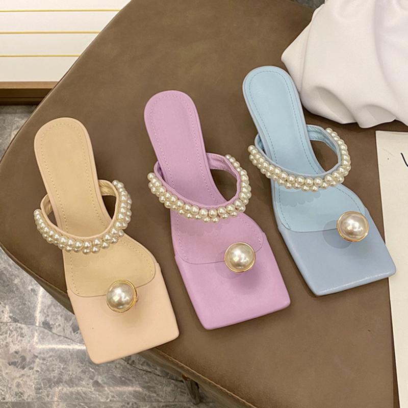 2021 Women Flip Flops Fashion Thin Low Heels Sandals Slippers Shoes Women Luxury Peal Heel Slides Female Dress Slippers Shoes, Lavender
2021 Women Flip Flops Fashion Thin Low Heels Sandals Slippers Shoes Women Luxury Peal Heel Slides Female Dress Slippers Shoes, Lavender