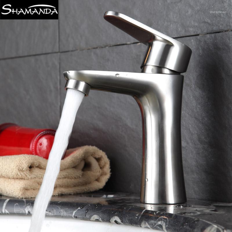SUS304 Stainless Steel Nickle Brushed Basin Faucets Various Styles Single Handle Hot and Cold Water Bathroom Washbasin Mixer Tap1
SUS304 Stainless Steel Nickle Brushed Basin Faucets Various Styles Single Handle Hot and Cold Water Bathroom Washbasin Mixer Tap1