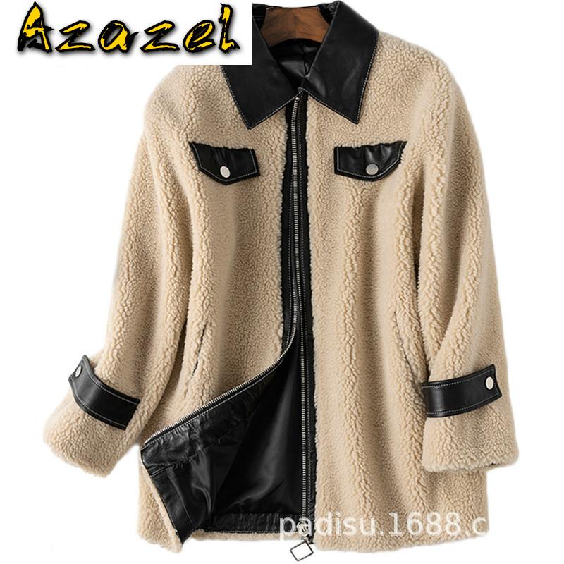 Real Fur Autumn Winter Coat Clothes 2020 Korean Vintage Wool Jacket Streetwear Women Tops Abrigo Mujer HS831 ZT3244, Creamy-white
Real Fur Autumn Winter Coat Clothes 2020 Korean Vintage Wool Jacket Streetwear Women Tops Abrigo Mujer HS831 ZT3244, Creamy-white