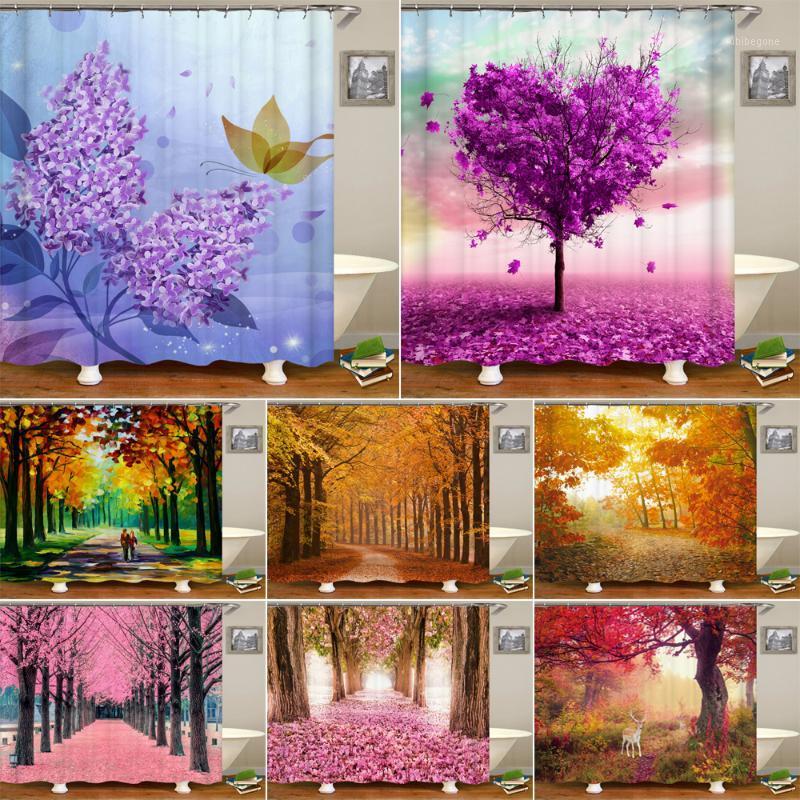 Purple Love Tree Shower Curtains Bathroom Curtain High Quality 3D Pink Leaves Fabric Waterproof Bath Curtain with 12 Hooks1 
Purple Love Tree Shower Curtains Bathroom Curtain High Quality 3D Pink Leaves Fabric Waterproof Bath Curtain with 12 Hooks1
