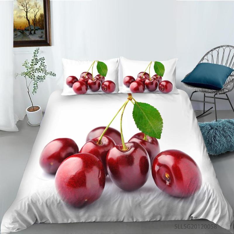 Fruits Duvet Cover Set Cherry Bedding set Kids Girls Fruits Quilt Cover White Queen Home Textiles Dropshipping 2/3pcs
Fruits Duvet Cover Set Cherry Bedding set Kids Girls Fruits Quilt Cover White Queen Home Textiles Dropshipping 2/3pcs
