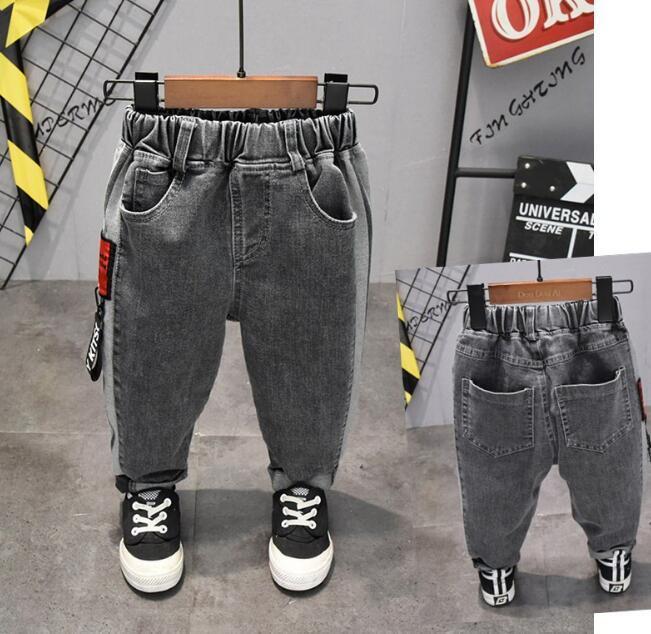 Children's pants kids pants baby boys jeans children jeans for Baby boys denim pants toddler clothing 2-7 Years LJ201203