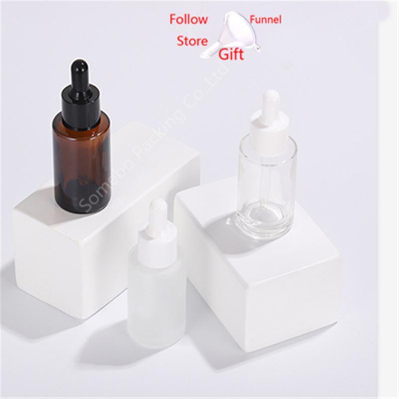 20ml 30ml transparent,amber,froste flat shoulder essence bottle essential oil bottle original dropper Glass Senior1
20ml 30ml transparent,amber,froste flat shoulder essence bottle essential oil bottle original dropper Glass Senior1