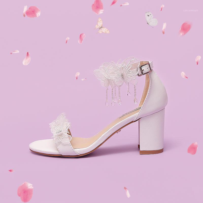 Summer New Chiffon Butterfly Fairy Girl Chunky Heel Sandals Size Straight Line Buckle Student's Shoes Mori Sweet1, 4.5cm
Summer New Chiffon Butterfly Fairy Girl Chunky Heel Sandals Size Straight Line Buckle Student's Shoes Mori Sweet1, 4.5cm