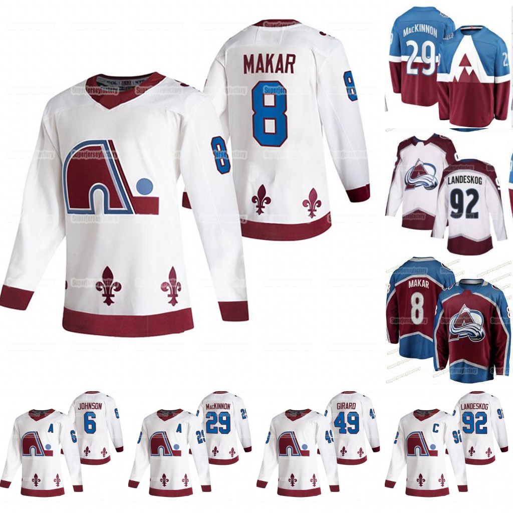 Youth Colorado Avalanche 2021 Reverse Retro Cale Makar Nathan MacKinnon Cale Makar Gabriel Landeskog Girard Nazem Saad Kadri Johnson Jersey, Womens away jersey
Youth Colorado Avalanche 2021 Reverse Retro Cale Makar Nathan MacKinnon Cale Makar Gabriel Landeskog Girard Nazem Saad Kadri Johnson Jersey, Womens away jersey