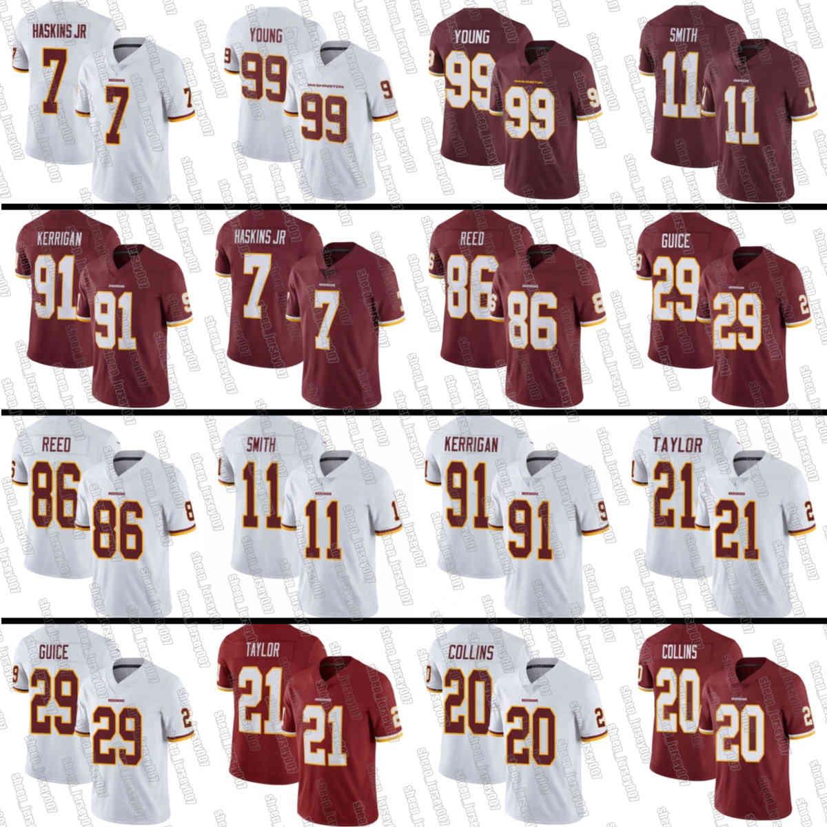 99 Chase Young 17 Terry McLaurin 21 Sean Taylor Washington Football Team Redskin 91 Kerrigan 7 Dwayne Haskins 20 Collins Jerseys, Custom men (hongpi)
99 Chase Young 17 Terry McLaurin 21 Sean Taylor Washington Football Team Redskin 91 Kerrigan 7 Dwayne Haskins 20 Collins Jerseys, Custom men (hongpi)