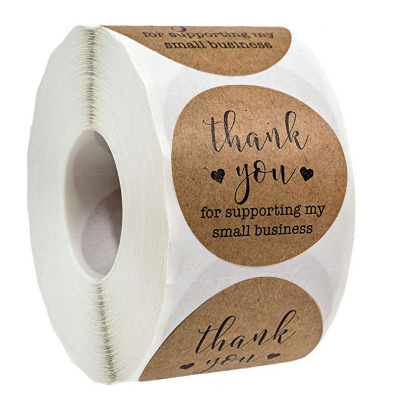 500PCS Roll 2inch Kraft Paper Thank You Handmade Round Adhesive Stickers Label For Holiday Gift Bag Business Decor
500PCS Roll 2inch Kraft Paper Thank You Handmade Round Adhesive Stickers Label For Holiday Gift Bag Business Decor