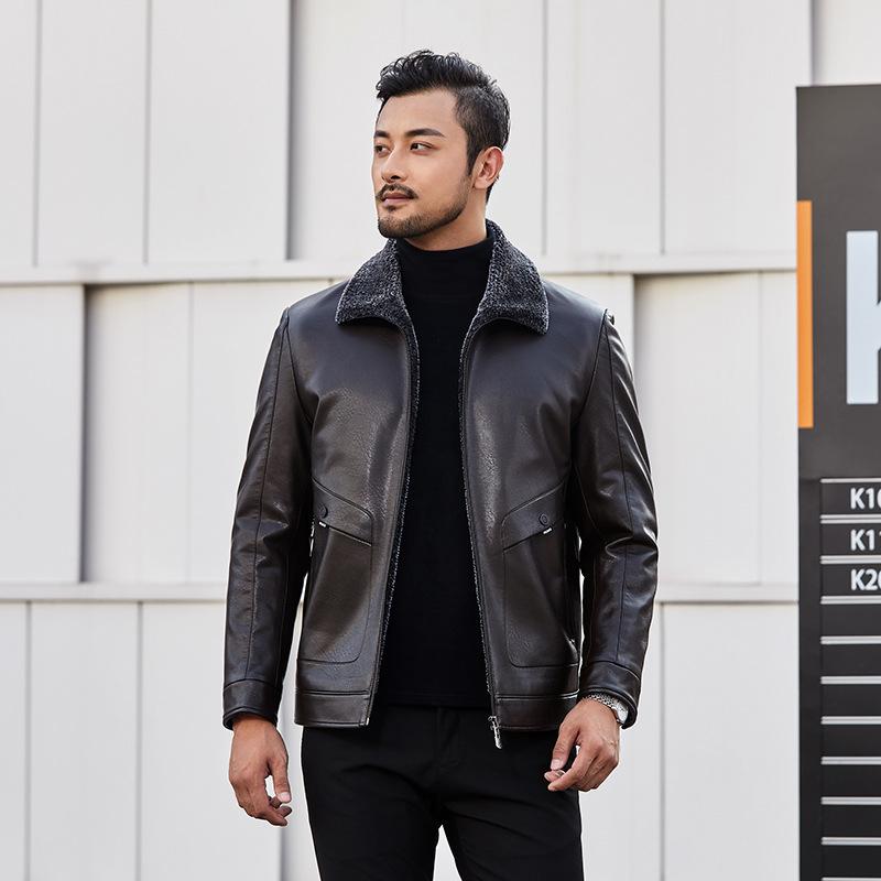 Quality 2021 Mens Winter High New Men Fur Coat Jaqueta De Couro Man Casual Leather Jaket Male Fashion Lapel Plus Velvet Jackets, Black
Quality 2021 Mens Winter High New Men Fur Coat Jaqueta De Couro Man Casual Leather Jaket Male Fashion Lapel Plus Velvet Jackets, Black