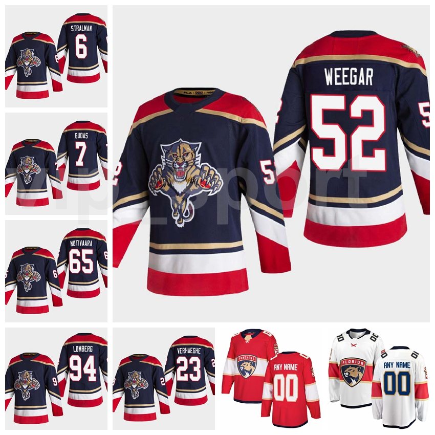 Florida Panthers Hockey Reverse Retro Jersey Men 6 Anton Stralman 52 Mackenzie Weegar 68 Jaromir Jagr 1 Roberto Luongo 12 Olli Jokinen, Blue
Florida Panthers Hockey Reverse Retro Jersey Men 6 Anton Stralman 52 Mackenzie Weegar 68 Jaromir Jagr 1 Roberto Luongo 12 Olli Jokinen, Blue