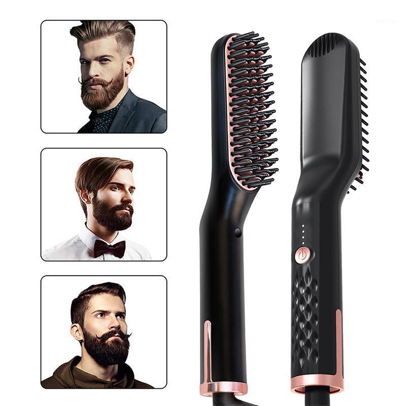 Hair Straightener Brush Comb PTC Heating Hair Curler Personal Care Smooth Men's Styling Shape Anti Static Straight Beard Comb1
Hair Straightener Brush Comb PTC Heating Hair Curler Personal Care Smooth Men's Styling Shape Anti Static Straight Beard Comb1