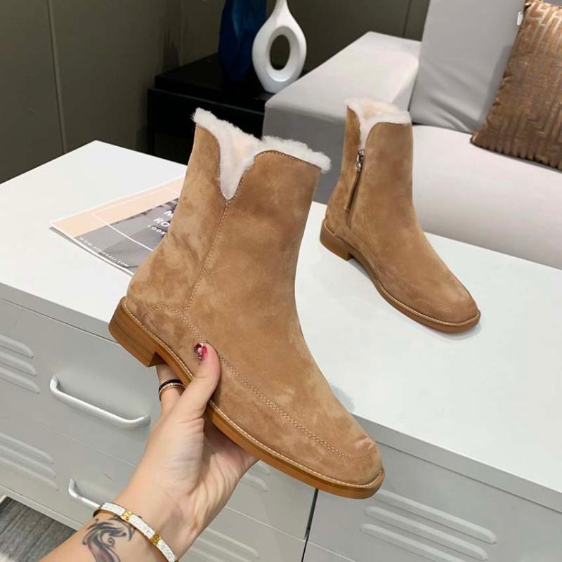 Lady Fashion Boot Genuine Leather Warm Wool Platform Comfortable Short Heel Winter Boot For Woman Female Footwear Winter Spring, Black
Lady Fashion Boot Genuine Leather Warm Wool Platform Comfortable Short Heel Winter Boot For Woman Female Footwear Winter Spring, Black