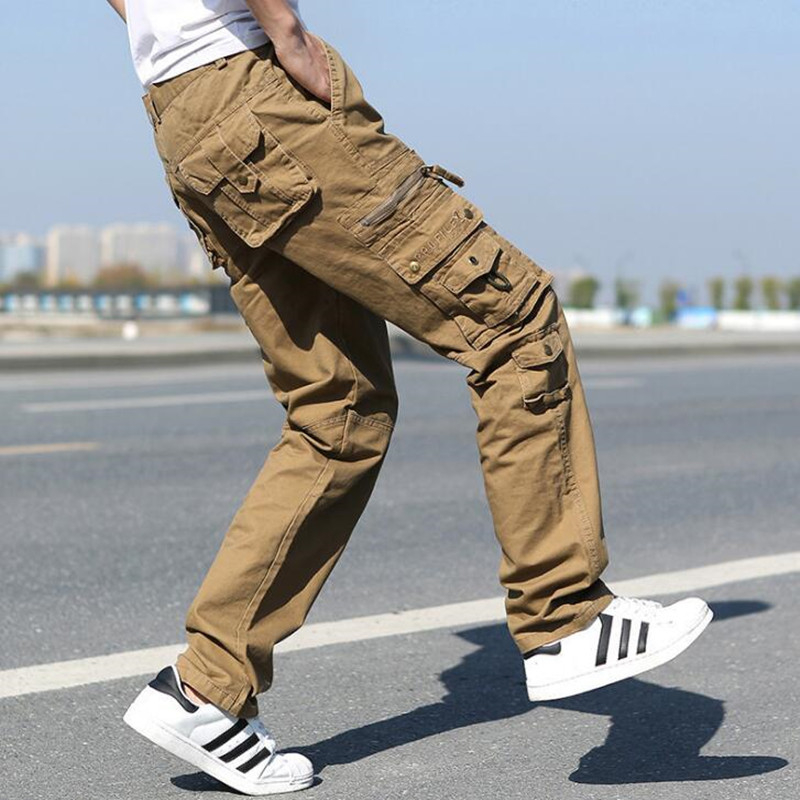 2021 Men's Casual Cargo Cotton Pants with a Straight Leg Multi-pocket General Male in the Open Air Uypn, Black
2021 Men's Casual Cargo Cotton Pants with a Straight Leg Multi-pocket General Male in the Open Air Uypn, Black