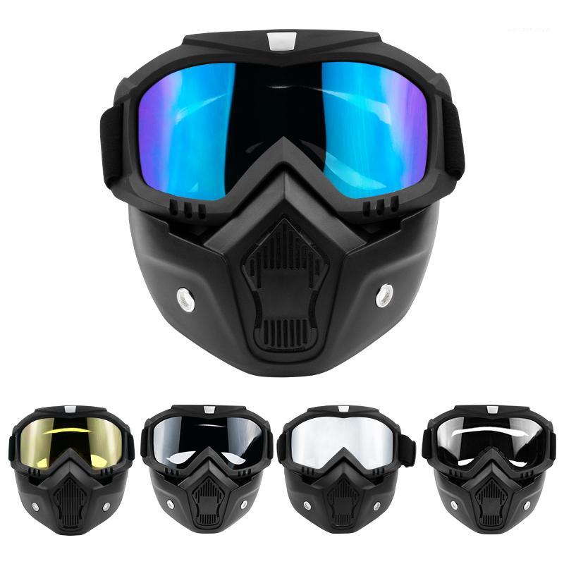 Motorcycle Helmet Mask Scooter Detachable Goggles Mouth Filter for Open Face Helmet with Goggles Removable Cool Retro Modular1, Gray
Motorcycle Helmet Mask Scooter Detachable Goggles Mouth Filter for Open Face Helmet with Goggles Removable Cool Retro Modular1, Gray