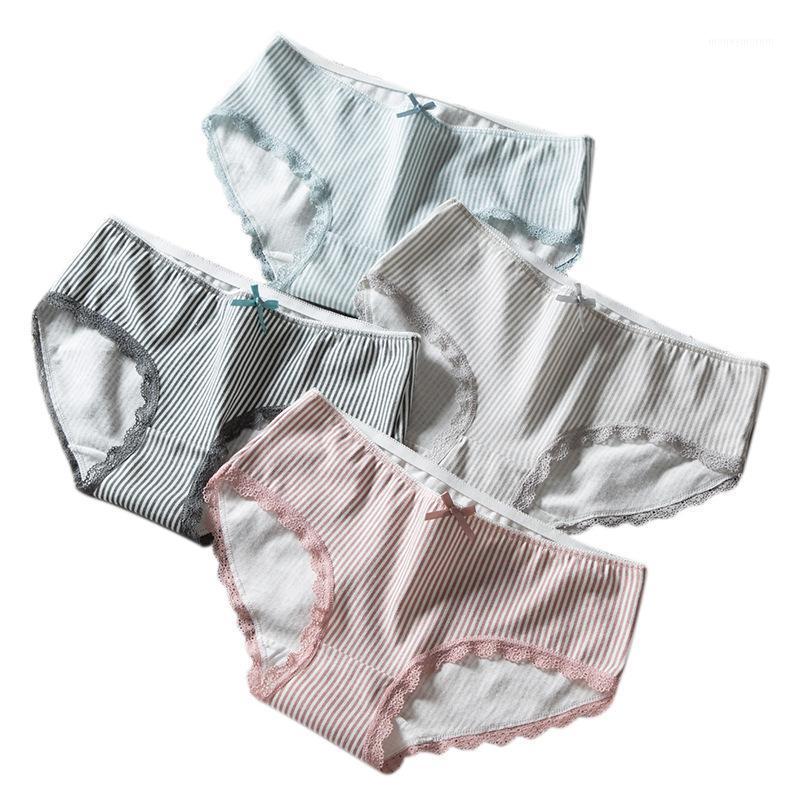 4PCS Fashion Women Cotton Panties Female Striped Bow Briefs for Girls Cute Breathable Underwear Sexy Lace Mid Waist Lingeries1, Mixed
4PCS Fashion Women Cotton Panties Female Striped Bow Briefs for Girls Cute Breathable Underwear Sexy Lace Mid Waist Lingeries1, Mixed