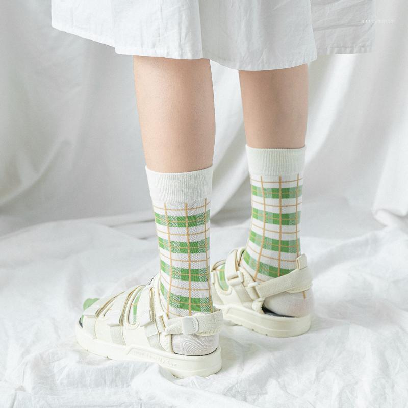 Matcha checked socks for Japanese girls spring/summer ins harajuku style pair socks green cotton1, Plaid
Matcha checked socks for Japanese girls spring/summer ins harajuku style pair socks green cotton1, Plaid