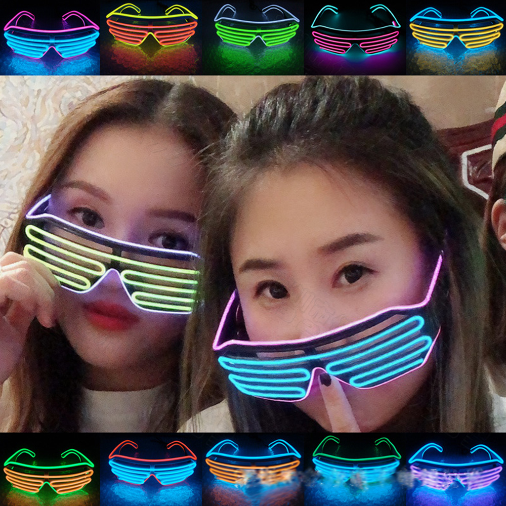 Led Party Glowing glasses EL Wire Fluorescent Flash Glass Window Easter Graduation Birthday Bar Decorative Luminous Bar Eyewear
Led Party Glowing glasses EL Wire Fluorescent Flash Glass Window Easter Graduation Birthday Bar Decorative Luminous Bar Eyewear