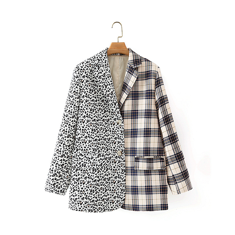 Puwd vintage leopard woman plaid shredded blazer 2020 fashion ladies Autumn single breasted female jacket outwear loose, Patchwork.
Puwd vintage leopard woman plaid shredded blazer 2020 fashion ladies Autumn single breasted female jacket outwear loose, Patchwork.