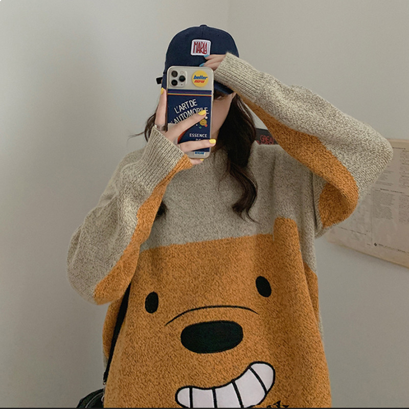 2021 New Bear Released Feminine Fashion Christmas Jumper New Fall and Winter Big Size Sweater 11wm, 811apricot
2021 New Bear Released Feminine Fashion Christmas Jumper New Fall and Winter Big Size Sweater 11wm, 811apricot