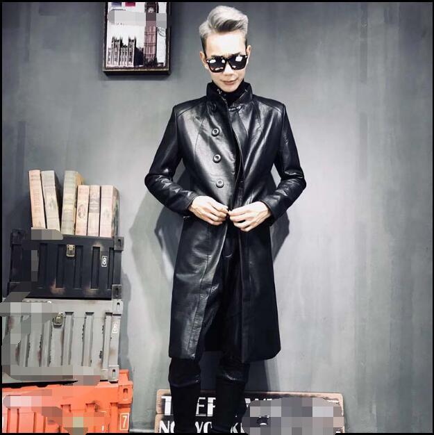 2021 New Leather Thickest Hair Stylist Club Korean Version of Thin Jacket Pu Super Long Jacket. 3CD9, Black
2021 New Leather Thickest Hair Stylist Club Korean Version of Thin Jacket Pu Super Long Jacket. 3CD9, Black