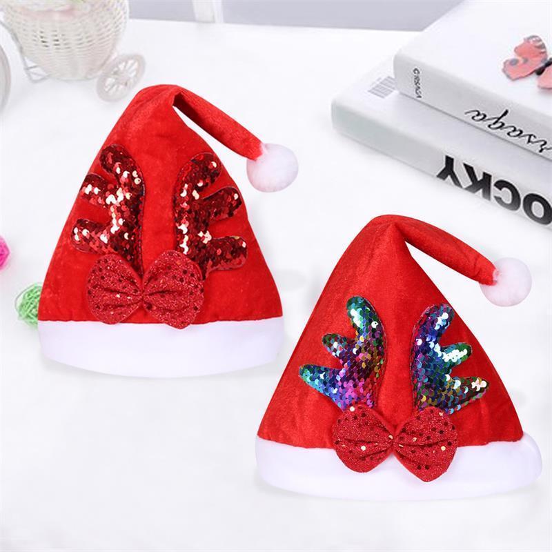 1pcs Christmas Hat Glitter Antlers Red Santa Hat Christmas Caps Adult Kids Gifts For The New Year Decoration1
1pcs Christmas Hat Glitter Antlers Red Santa Hat Christmas Caps Adult Kids Gifts For The New Year Decoration1