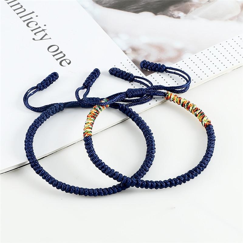 2pcs Couples Lucky Bracelets Simple Handmade Braided Red Black Rope Knot Tibetan Buddhist Bracelet for Women Adjustable Jewelry
2pcs Couples Lucky Bracelets Simple Handmade Braided Red Black Rope Knot Tibetan Buddhist Bracelet for Women Adjustable Jewelry