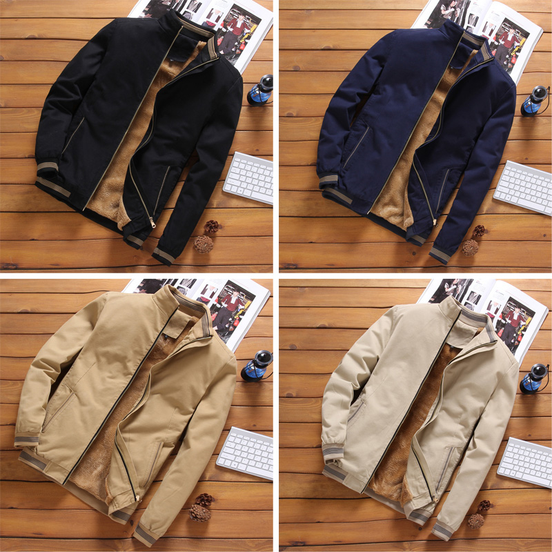 LOMAIYI Men's Winter Jacket Men Warm Fleece Lining Coat Mens Jackets And Coats Male Windbreaker Black Casual Jacket Man T200319