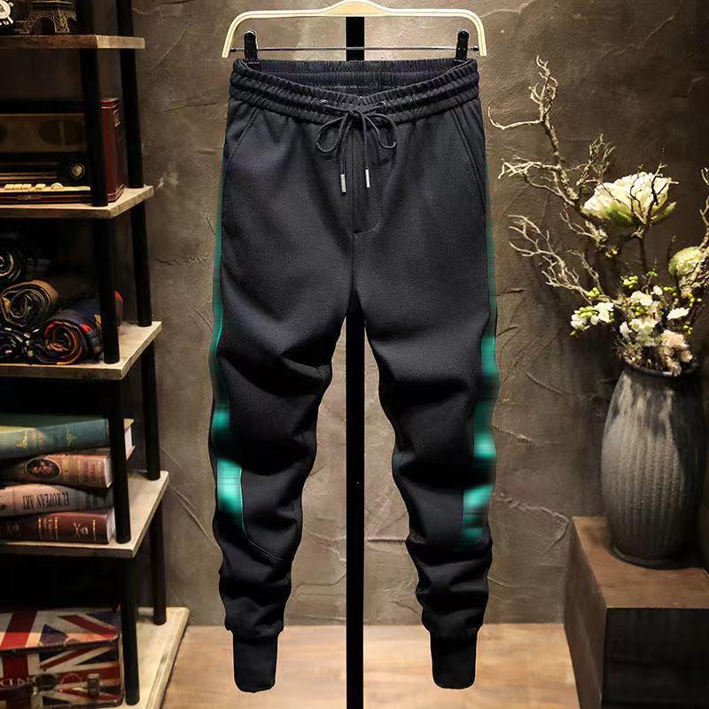 New European and American Slim Sweatpants Men's Fashion Jane Harem Pants Elastic Waist Casual Pants, Black
New European and American Slim Sweatpants Men's Fashion Jane Harem Pants Elastic Waist Casual Pants, Black