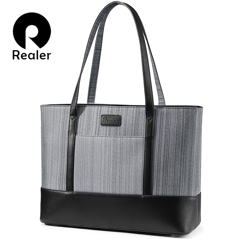 REALER women handbag for Suitcase women bags for business trips large tote bag female top-handle shoulder bag for offfice/work, Gray
REALER women handbag for Suitcase women bags for business trips large tote bag female top-handle shoulder bag for offfice/work, Gray