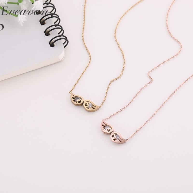 EUEAVAN 5pcs Crystal Rose Gold Color Angel Pendant Necklace Statement Party Wedding Jewelry For Women Girlfriend1
EUEAVAN 5pcs Crystal Rose Gold Color Angel Pendant Necklace Statement Party Wedding Jewelry For Women Girlfriend1
