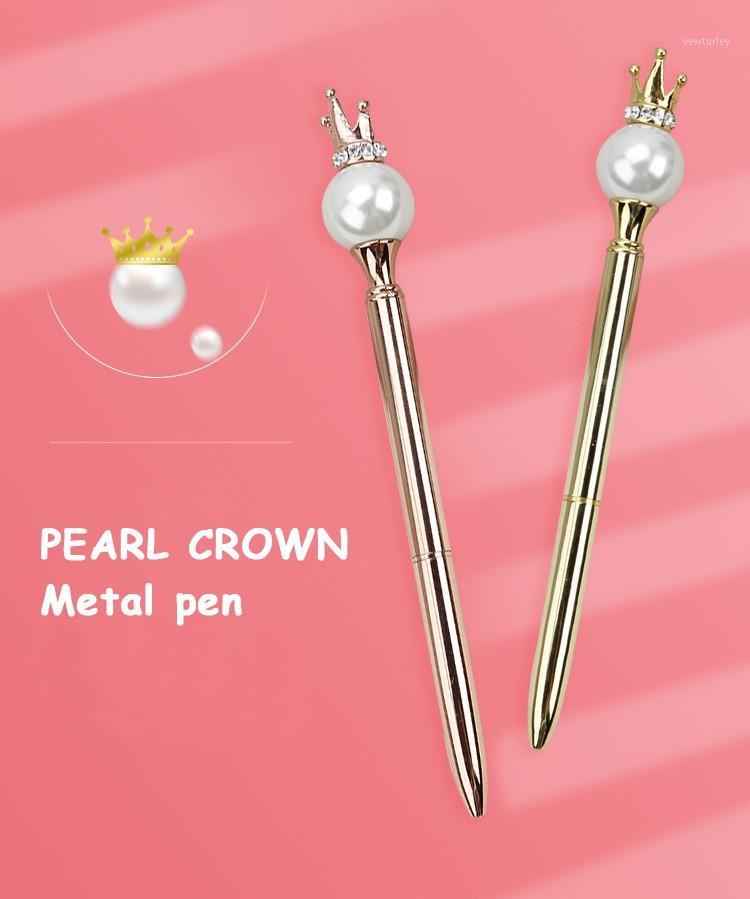 Custom Pearl Crown Pen Metal Ballpoint Pen Gift Ballpoint Wedding Birthday Gift Engraved Name Novelty Pens1, Rose gold 
Custom Pearl Crown Pen Metal Ballpoint Pen Gift Ballpoint Wedding Birthday Gift Engraved Name Novelty Pens1, Rose gold