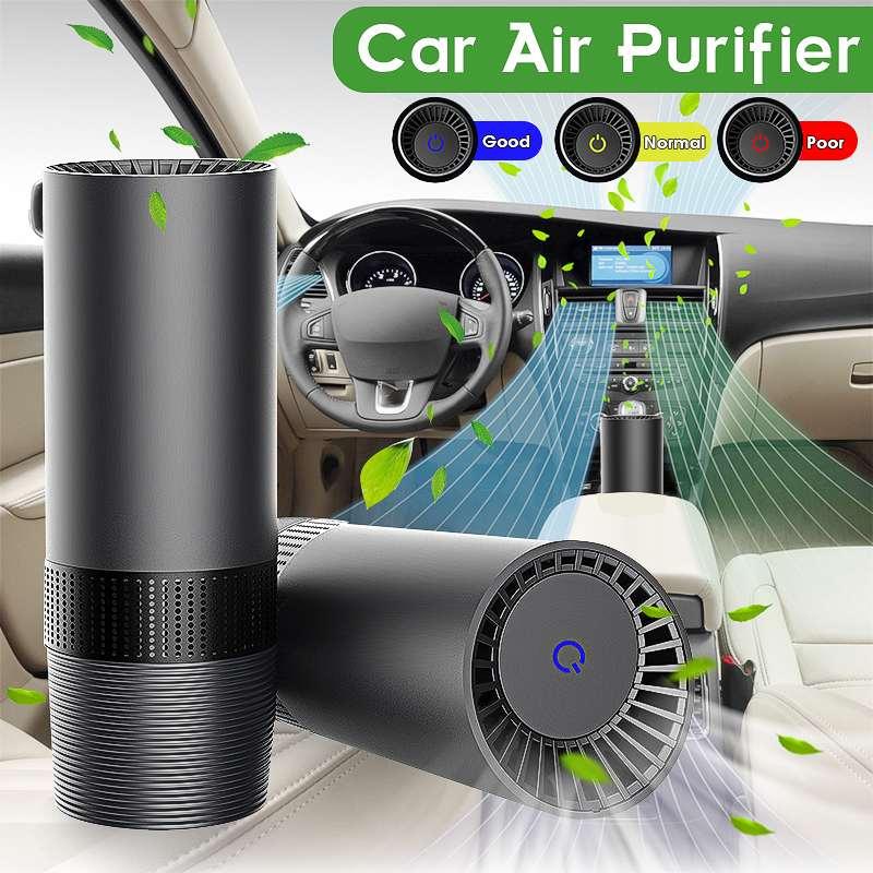 

AUGIENB Portable Car Air Purifiers Negative Ions Air Cleaner Ionizer Freshener Removing PM2.5 Formaldehyde For Car Home