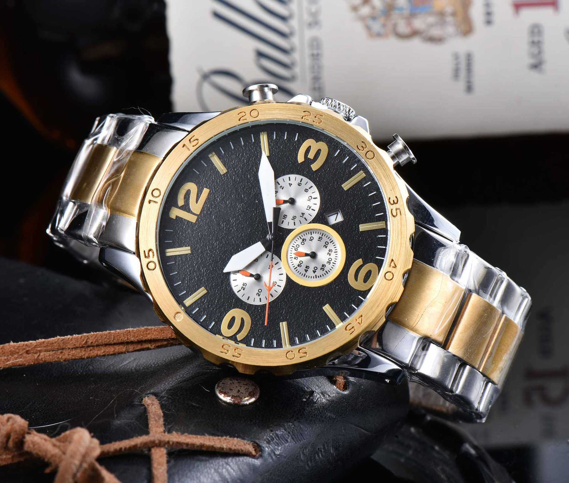Steel band business series wind FS watch small three needle quartz high quality with calendar function
Steel band business series wind FS watch small three needle quartz high quality with calendar function