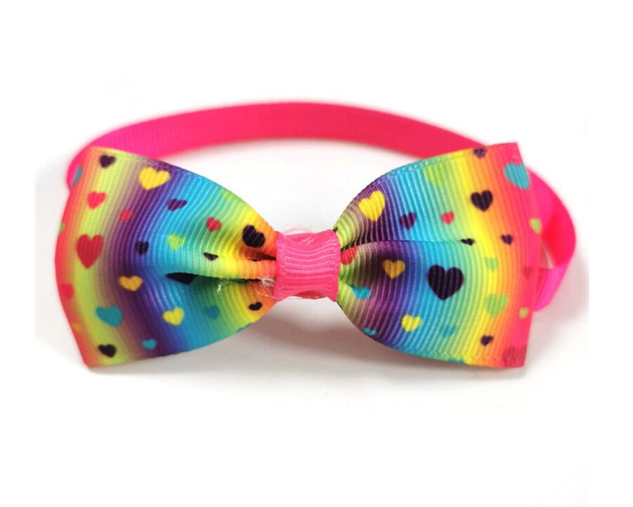 Pet's ties multicolor pet Valentine's Day bow tie heart pattern cat dog collar accessory colors randomly sent, Color random send
Pet's ties multicolor pet Valentine's Day bow tie heart pattern cat dog collar accessory colors randomly sent, Color random send