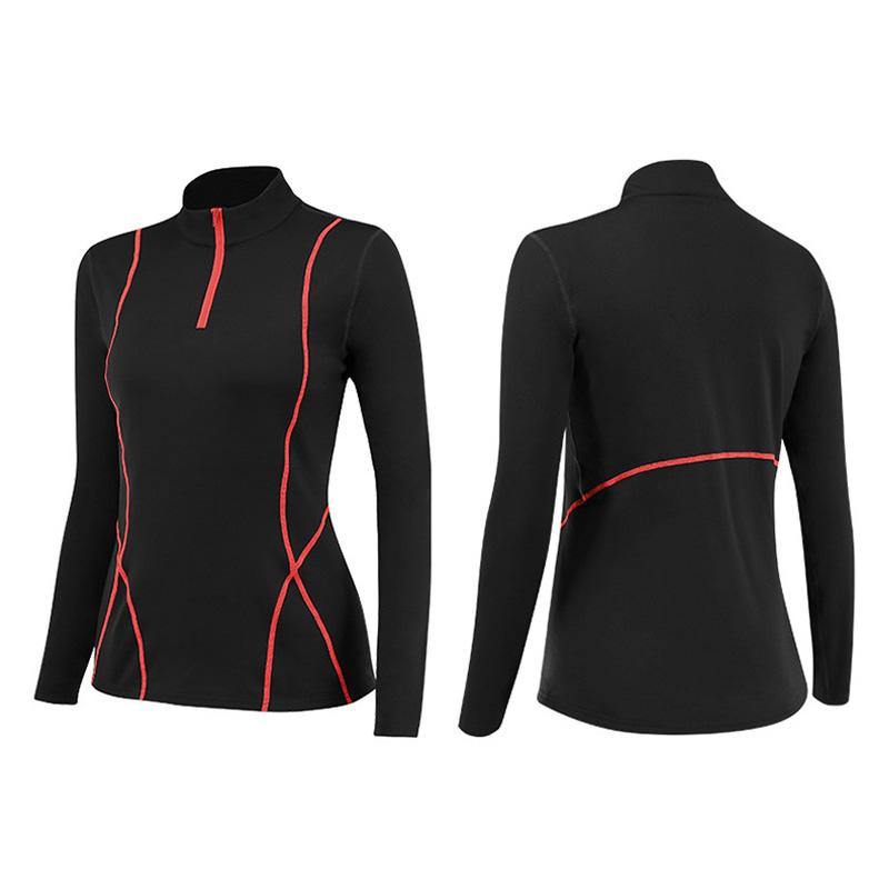 Velvet Long Sleeve Yoga Shirts Women Winter Fitness Gym Yoga Crop Tops Workout Training Top Quick-Drying Sport Running t-Shirts, Black
Velvet Long Sleeve Yoga Shirts Women Winter Fitness Gym Yoga Crop Tops Workout Training Top Quick-Drying Sport Running t-Shirts, Black