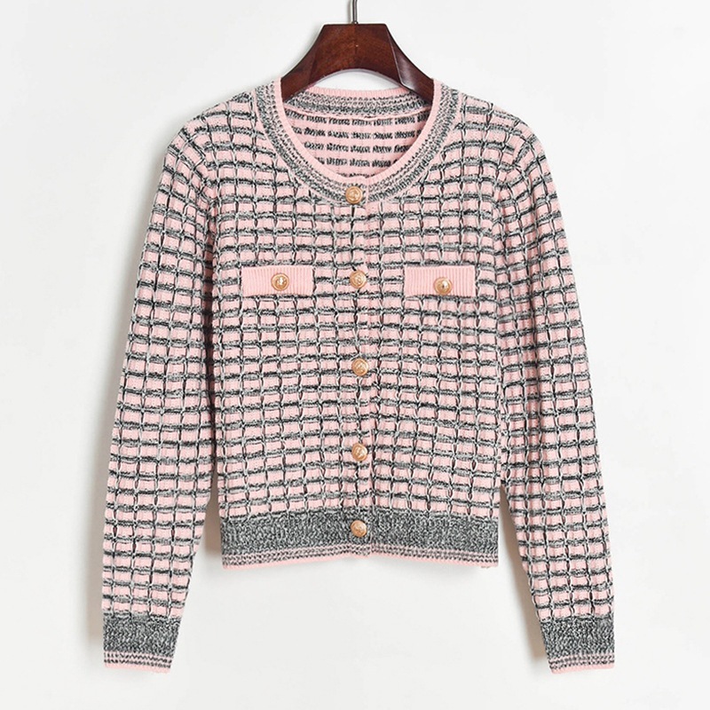 Womens Sweater Disigner New Color Contrast Ribbon Plaid Crew Neck Long Sleeve Knitted Sweater Coat for Women In Autumn and Winter Size S-L, Black
Womens Sweater Disigner New Color Contrast Ribbon Plaid Crew Neck Long Sleeve Knitted Sweater Coat for Women In Autumn and Winter Size S-L, Black