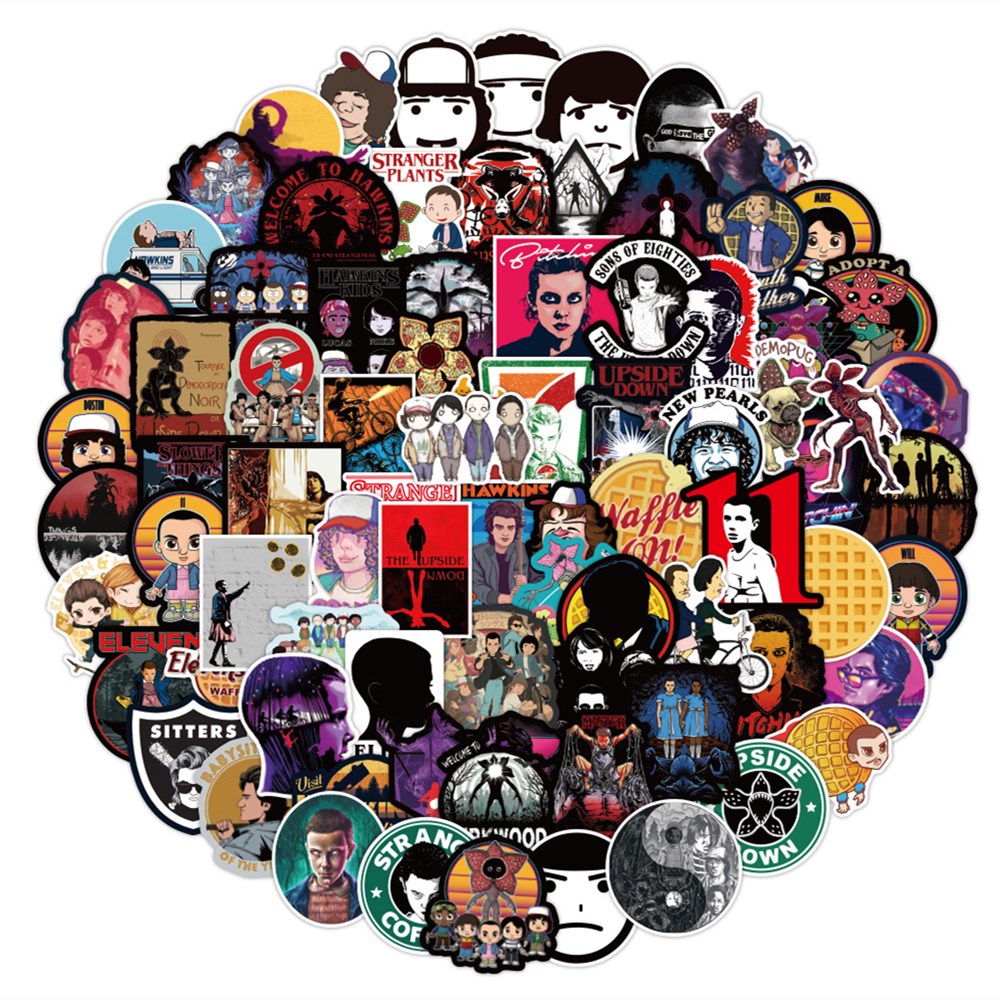 Pack of 100Pcs Cartoon Sticker Strange things Stickers For Skateboard Laptop Luggage Bicycle Bottle Kids Toy Decal Stickers, 1 lot =100pcs stickers
Pack of 100Pcs Cartoon Sticker Strange things Stickers For Skateboard Laptop Luggage Bicycle Bottle Kids Toy Decal Stickers, 1 lot =100pcs stickers