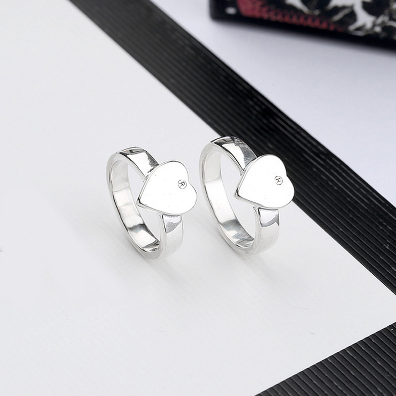 New Women Heart Finger Ring Letter Heart Ring with Stamp Fashion Jewelry Accessories Gift for Love Girlfriend
New Women Heart Finger Ring Letter Heart Ring with Stamp Fashion Jewelry Accessories Gift for Love Girlfriend
