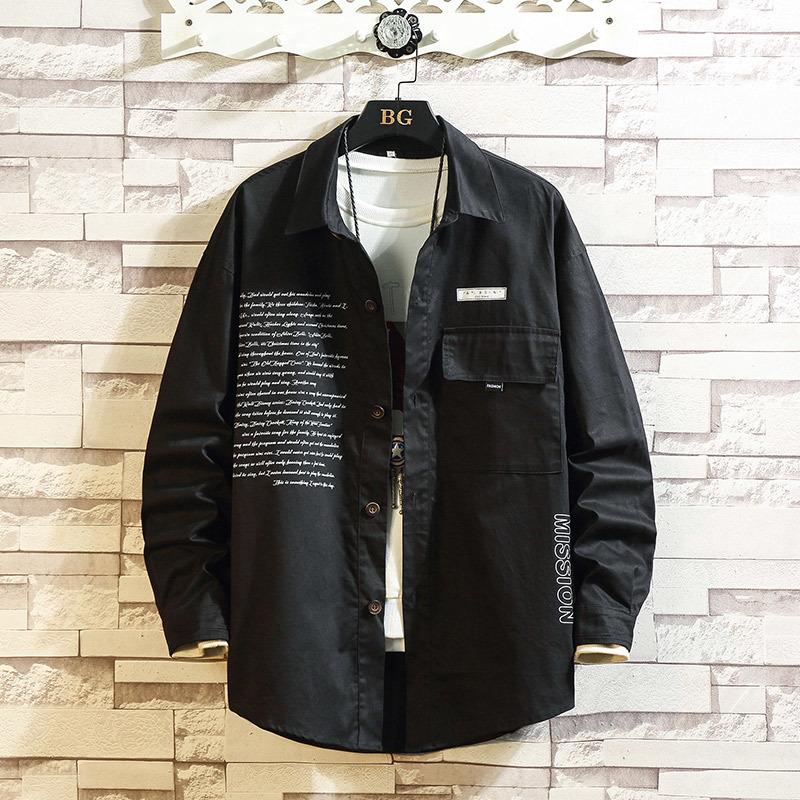 Classic black-white mark green cargo shirts long sleeves 2020 new spring plus oversize M-5XL 6xl NDUY, Cs003 0
Classic black-white mark green cargo shirts long sleeves 2020 new spring plus oversize M-5XL 6xl NDUY, Cs003 0