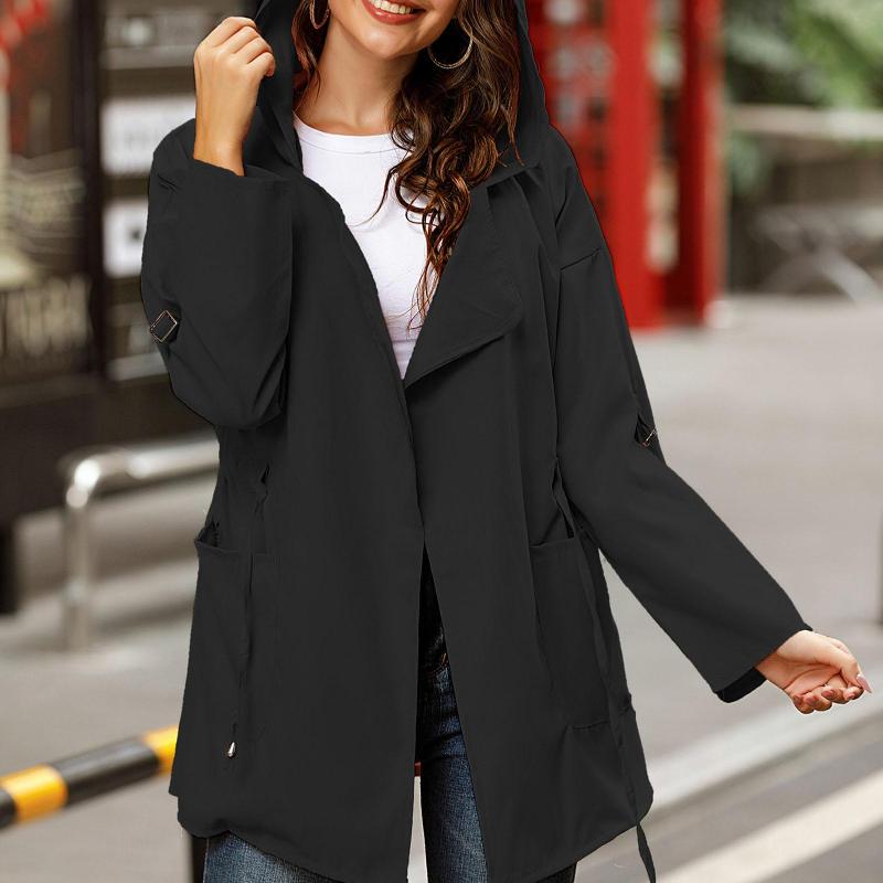 Women's Jackets Women Autumn Winter Solid Color Long Sleeve Hooded Coat Waist Drawstring Jacket 2022, Black;brown
Women's Jackets Women Autumn Winter Solid Color Long Sleeve Hooded Coat Waist Drawstring Jacket 2022, Black;brown
