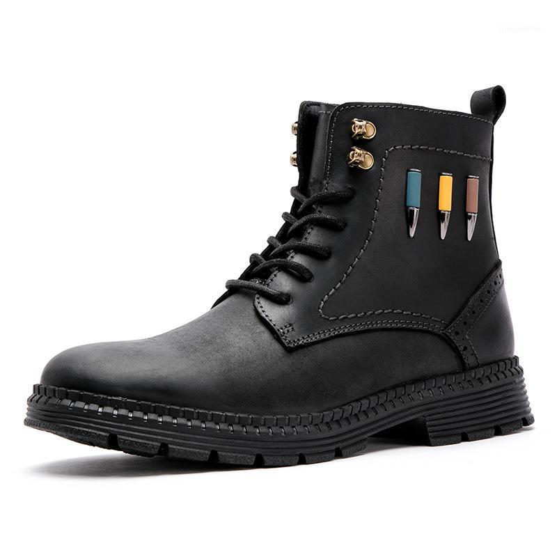 Autumn Winter Genuine Leather Men Boots Casual With Fur With Fluff Ankle Boots Outdoor Army Lace-up Plush Warm Man1, Black
Autumn Winter Genuine Leather Men Boots Casual With Fur With Fluff Ankle Boots Outdoor Army Lace-up Plush Warm Man1, Black