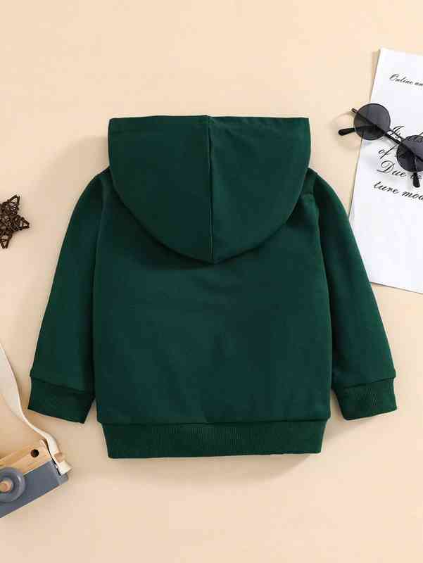 Baby Lightning Print Colorblock Hoodie SHE