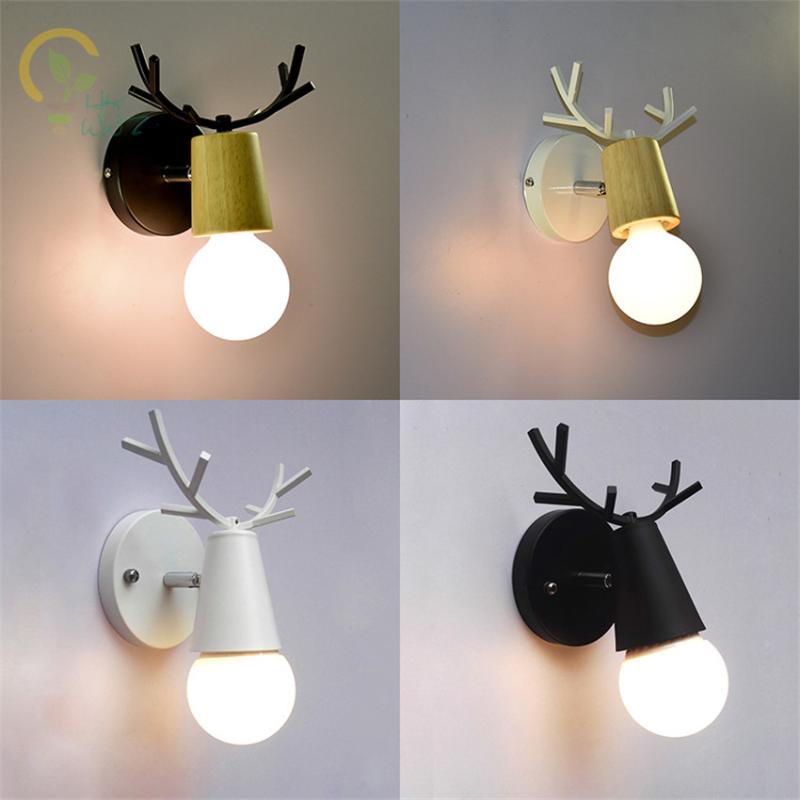 Modern Creative Deer Horn Wall Lamps Nordic Wood/Iron Sconce Wall Lights bedroom mirror bedroom stair light lamparas de pared
Modern Creative Deer Horn Wall Lamps Nordic Wood/Iron Sconce Wall Lights bedroom mirror bedroom stair light lamparas de pared